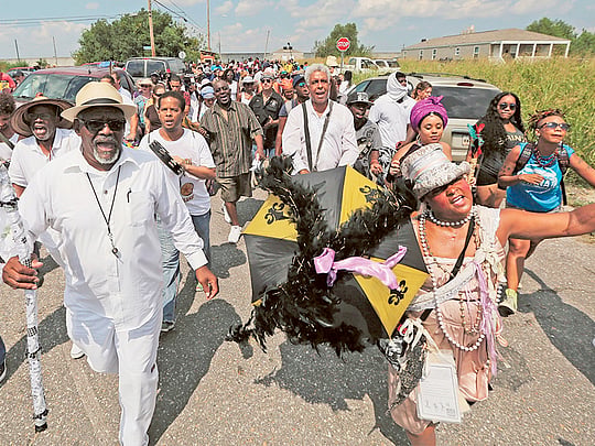 New Orleans mourns dead, celebrates life on Katrina anniversary