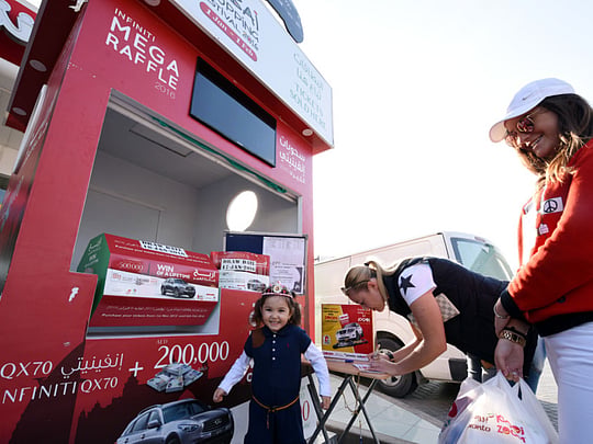 Children prove lucky charms in DSF raffles