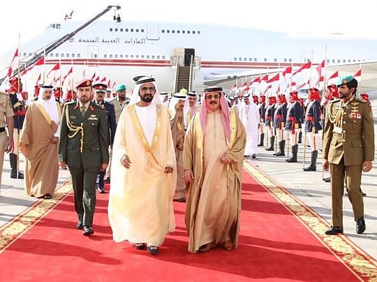 Shaikh Mohammad Bin Rashid arrives in Manama for GCC summit
