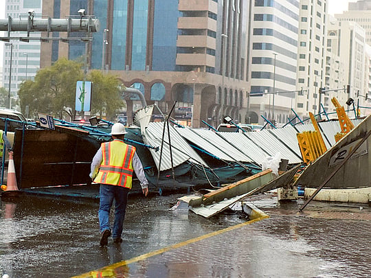 Rain wreaks havoc across Abu Dhabi