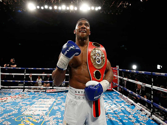 Fast and furious Joshua wins IBF world heavyweight title