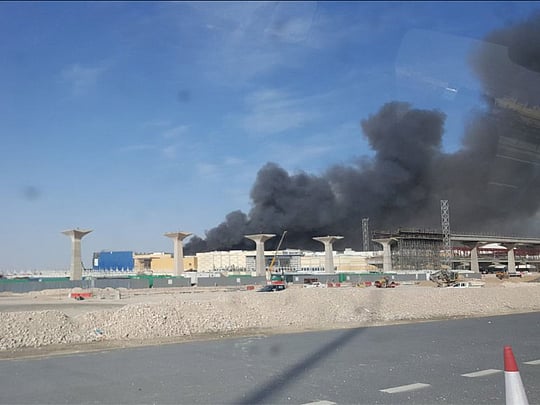 Fire breaks out at large Qatar mall under construction