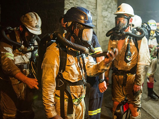 Elite South African mine rescue squad risks all to save lives