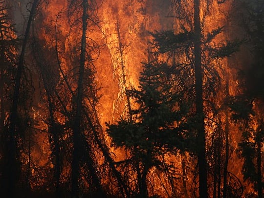 Monster fire in Canada doubling in size