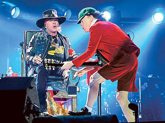 Axl Rose makes AC/DC debut with open-air Lisbon gig