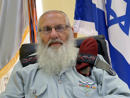 Chief Israeli military rabbi apologises for pro-rape comments