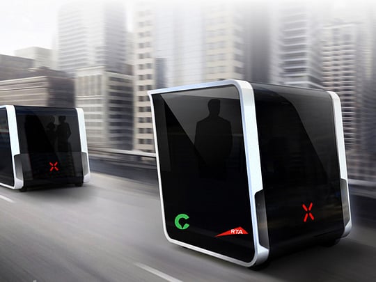 Imagine going to work in a driverless, electric pod?