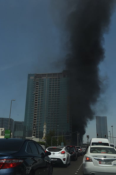 Fire in high-rise tower brought under control