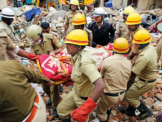 7 killed as Bengaluru building collapses after cylinder blast