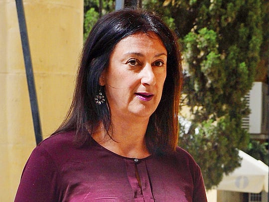 Maltese journalist’s son says she was murdered for exposing corruption