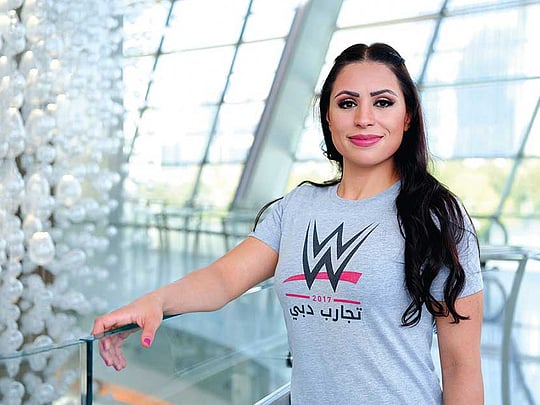 Meet WWE's history-making Shadia