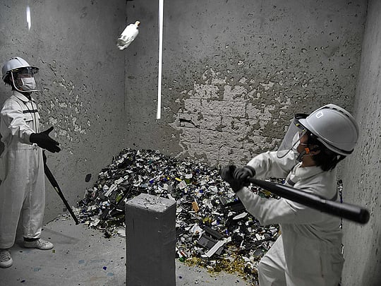 Singaporeans with appetite for destruction get ‘rage room’ relief