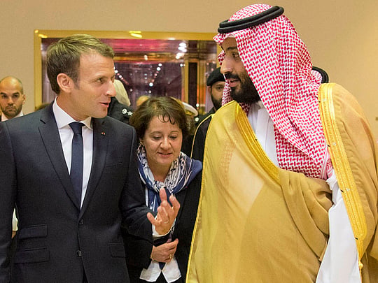 Macron arrives in Riyadh on surprise visit