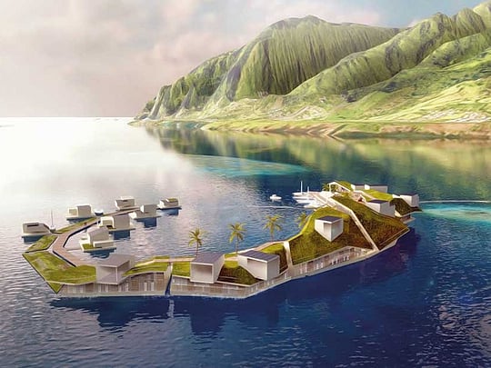 Floating cities begin to take shape