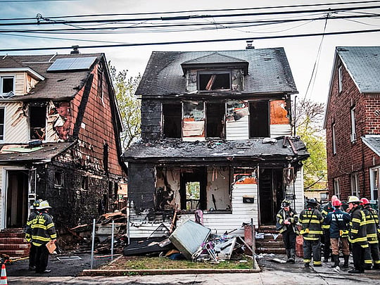 Fire kills 5 in New York, including 3 children