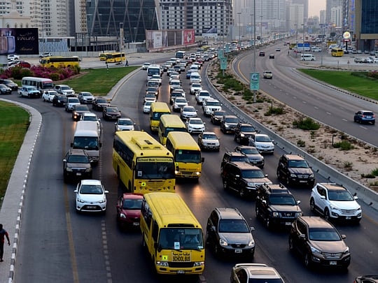 Massive traffic jams around UAE as schools re-open