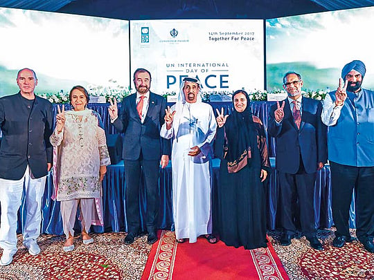 Hundreds gather to celebrate Peace Day in Dubai