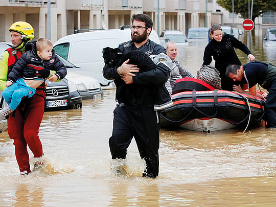 At least 13 killed by flash floods in southern France
