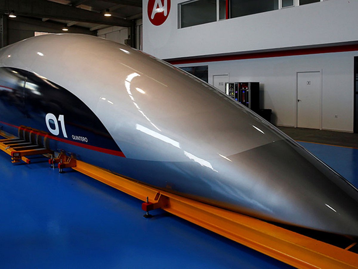 Hyperloop Technology Capsule World's first full-scale Hyperloop passenger capsule unveiled