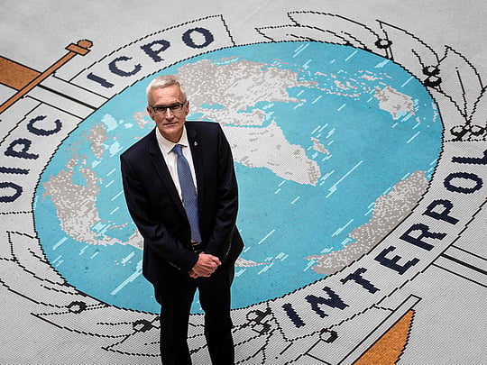 Interpol says must accept Chinese boss' resignation
