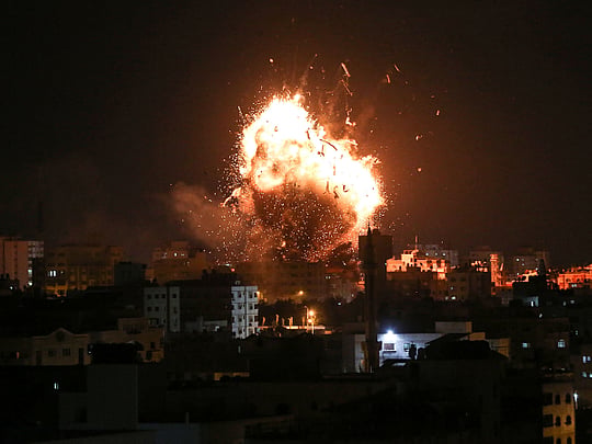 Gaza violence erupts after Israeli incursion