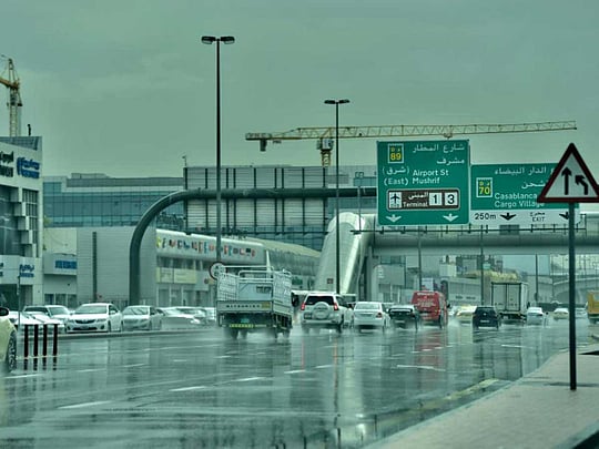 UAE hit by rain, thunder, and hail
