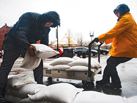 At least 5 dead as storm brings wind, floods and snow to US Northeast