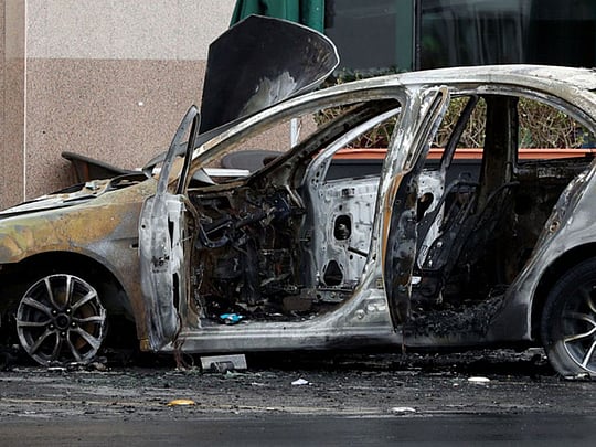 Two suffer serious burns as car catches fire in Sharjah