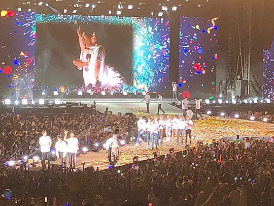 K-Pop fans got more than what they paid for