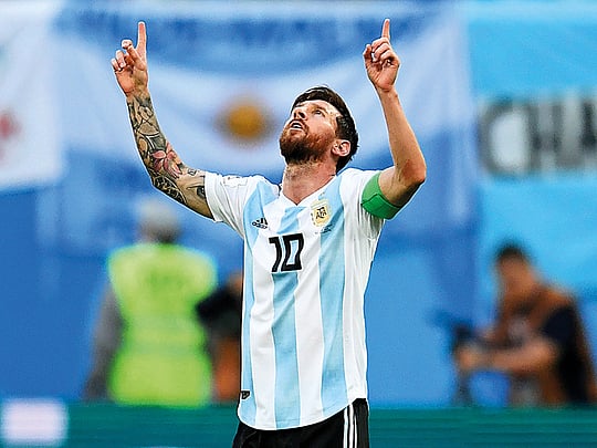 Messi finally delivers as Argentina heave sigh of relief