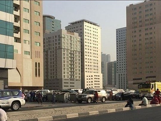 Fire breaks out in Sharjah tower