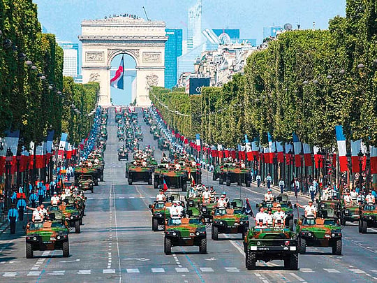 France marks Bastille Day with major military parade