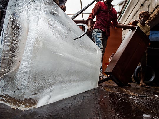 Keeping Delhi cool, an ice block at a time, is hard work