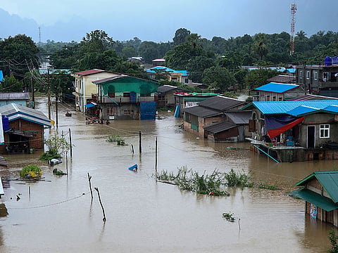 Myanmar floods force thousands from homes
