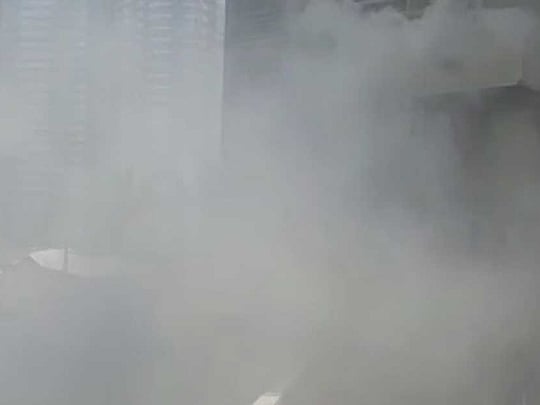 Video: Fire erupts in a building in Barsha Heights, Dubai
