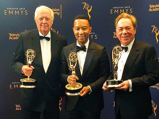 John Legend, Andrew Lloyd Webber, Tim Rice now EGOT winners