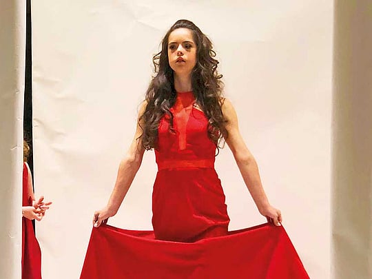 Model with Down syndrome makes catwalk debut