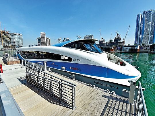 Dh68.25 for ferry ride from Dubai Marina Mall to Dubai Mall