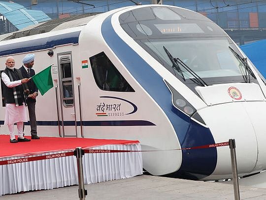 India's high-speed train breaks down a day after its launch