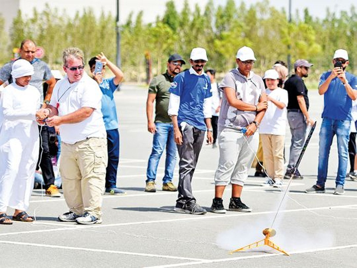 Dubai Rockets Dubai students build, launch rockets