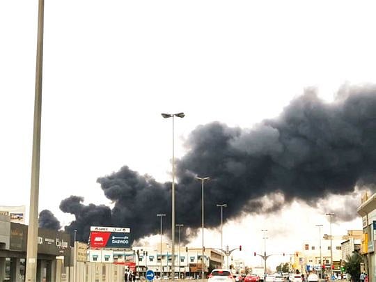 Fire reported in Sharjah industrial area