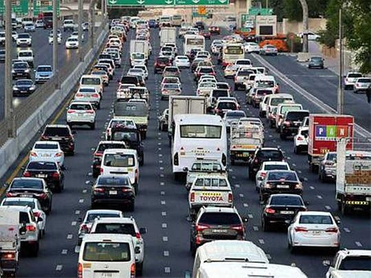 Severe Dubai car crash causes heavy tailbacks on Sheikh Zayed Road