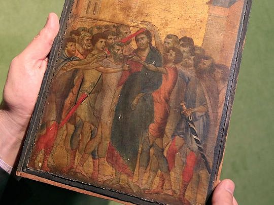 Painting discovered in Frenchwoman’s kitchen fetches nearly 27m