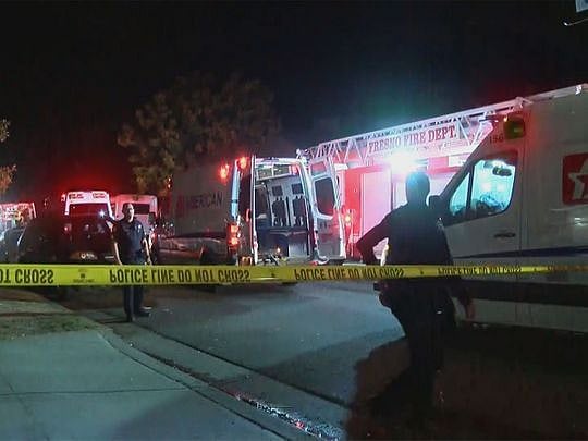 10 shot, four killed at family gathering in Fresno, California