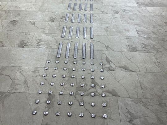 Have you spotted these metal blocks in Dubai?