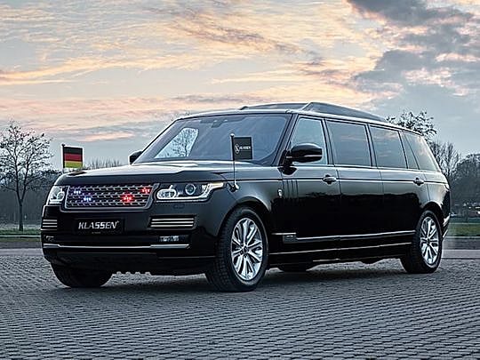 This Range Rover has been stretched - and armoured!