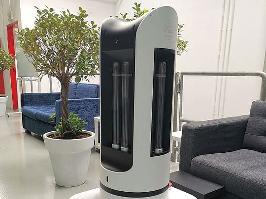 UAE’s first ultraviolet sanitising robot unveiled
