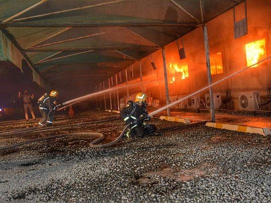 Saudi Arabia rail fire put out