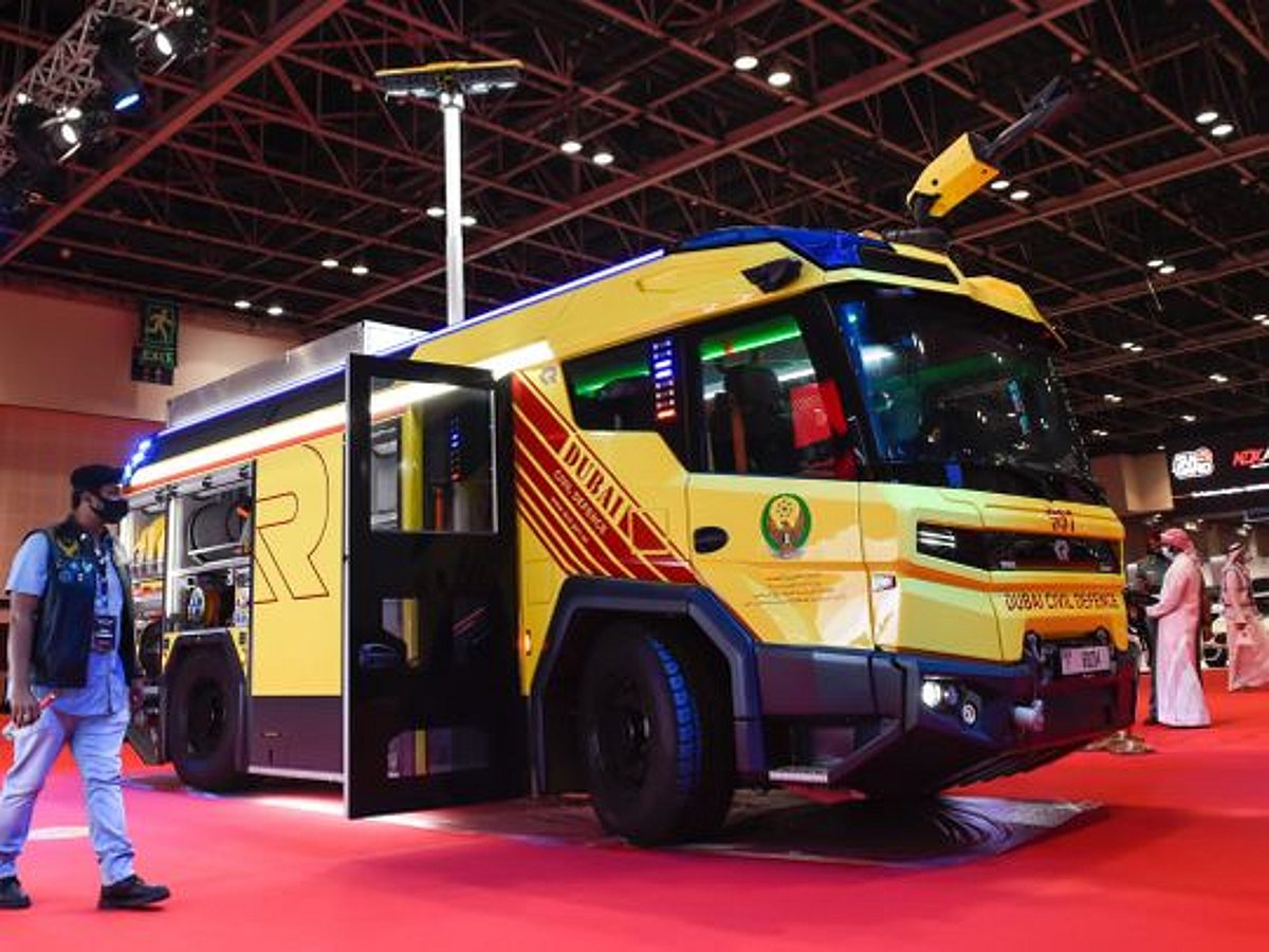 Iraq Fire Engine Watch: Region's first fully electric fire engine launched in Dubai
