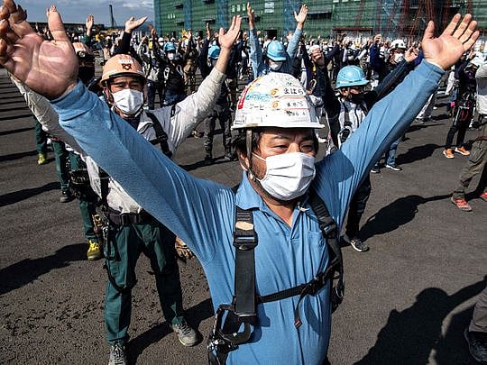 One, two, three! The Japanese stretch routine performed by millions